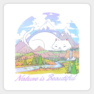 Nature is Beautiful Sticker